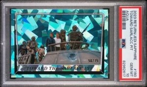 2023 Topps Chrome Sapphire AQUA Return of the Jedi Toward Sarlacc Pit /75 PSA 10 - Picture 1 of 2