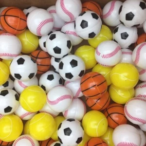 100 bolas de 1.1 "32mm Sports Ball Toy Vending Machine solo 15 centavos cada una gratis S&H - Imagen 1 de 2