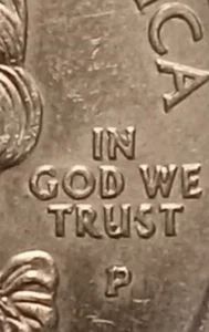 2001-P Washington Quarter 3 Die Chips In God We Trust - Bild 1 von 3