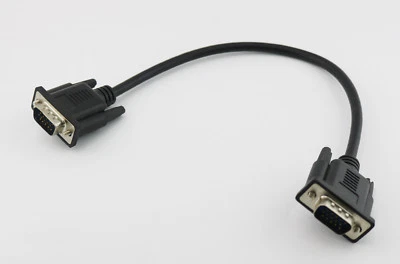 VGA Computer Monitor Extension Cable 15 Pin Male to Male for PC Laptop Screen - Image 1 of 4