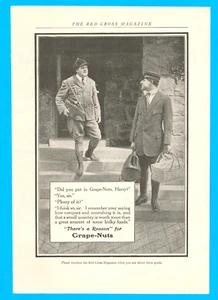 1918 Grape Nuts cereal breakfast The GREAT WAR antique PRINT AD WWI ad - Picture 1 of 3