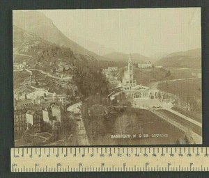 48.-ALBUMINÉ <FRANCE> BASILIQUE N D DE LOURDES  Phot. (17x21cm)  - Picture 1 of 4
