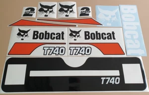 BOBCAT T740 TRACK LOADER DECAL KIT STICKER SET SKID STEER M SERIES I74 - Picture 1 of 1
