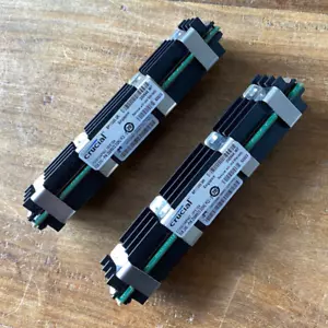 Apple Mac Pro 1,1 2,1 Crucial 4Gb RAM 2 x 2Gb 240-pin DDR2 PC2-5300 + Heat Sinks - Picture 1 of 4