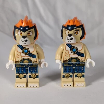 LEGO Legends of Chima loc017 минифигурка льва Леонидаса с оранжевой гривой лот из 2 - Изображение 1 из 4