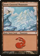 1 x Snow-Covered Mountain - Coldsnap - LP - Magic The Gathering - MTG