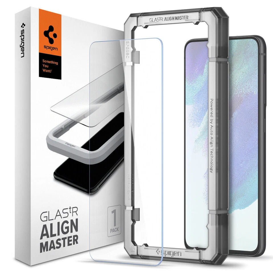 Spigen AlignMaster Schutzfolie für Samsung Galaxy S21 FE 5G - Transparent