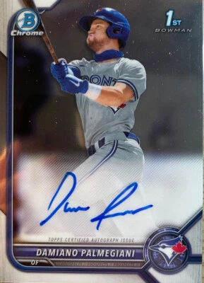 2022 Bowman Chrome Damiano Palmegiani 1st Prospect Auto Autograph #CPA-DP - Image 1 of 4