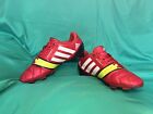 Adidas Nitrocharge 3.0 Football Boots  Moulded Studs Red White Boys Uk 4 Eu 36.5