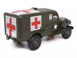 Dodge WC54 Ambulance Olive Drab "United States Army" 1/43 Diecast Model by Milit - Picture 1 of 4