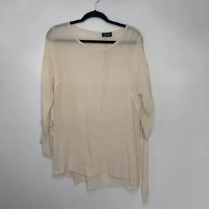Spin USA Women’s Size 1XL Top Blouse Cover Up Boho Long Sleeve - Picture 1 of 5