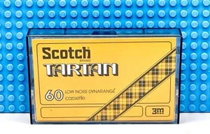 CINTA CASETE ESCOCESA TARTÁN C-60 1977 JAPÓN TIPO I EN BLANCO (1) (USADA) - Imagen 1 de 6