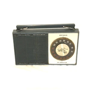 Vintage Realistic Patrolman AM Radio VHF Monitor 1970s Parts/Repair - Picture 1 of 15