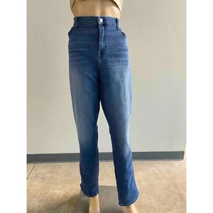 Pantalones de mezclilla Kimmie de pierna recta talla 34 nuevos con etiquetas 7 For All Mankind b (aire) - Imagen 1 de 6