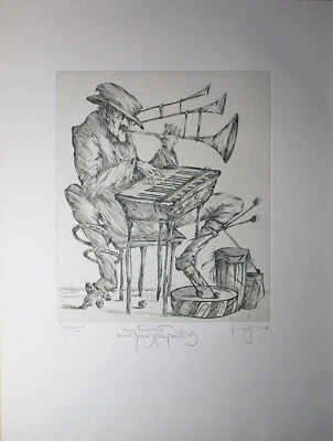 GERTRUDE DEGENHARDT - Adelante. Handsignierte und nummerierte Radierung. - Bild 1 von 4