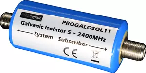 Galvanic Isolator F-Type, 5-2400 MHz - Picture 1 of 2