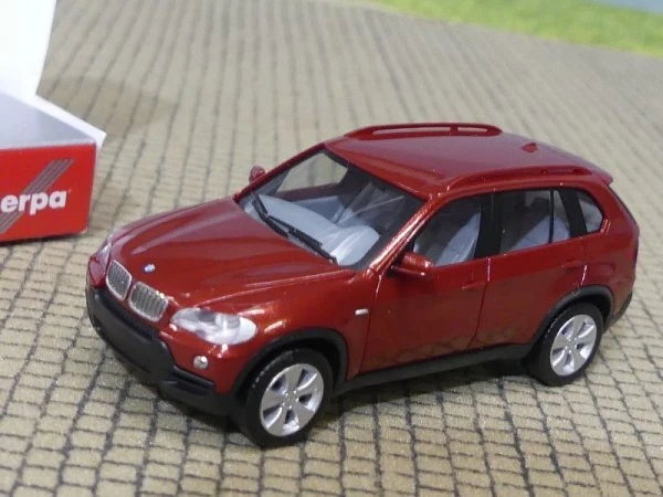 Herpa 033695-006 BMW X5 vermillion rot metallic | H0 | 1 87 red NEU/OVP