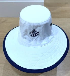 Neu mit Etikett Watership Imperial Sun Protech Fischerhut weiß & marineblau Nylon SPEC50+ Logo - Bild 1 von 11
