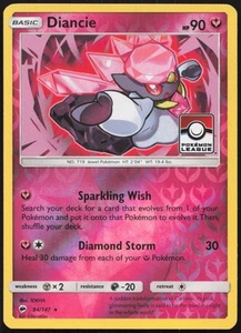 Carte Pokémon Diancie Stamp League 94/147 Reverse Ombres Ardentes Anglais - Picture 1 of 2