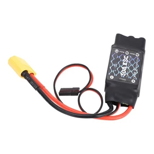 POENVFPO RC ESC 30A ESC Brushless Speed Controller With XT60 3.5mm Plugs For RC - Picture 1 of 12