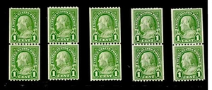 U.S. Sc# 604 PAIR MNH,OG LOT of 5 - Picture 1 of 4