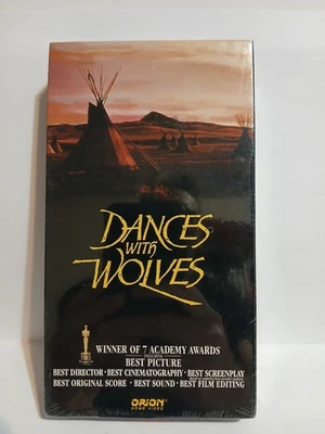 Dances with Wolves (VHS, 1993) Brand New Sealed Kevin Costner - Image 1 of 4