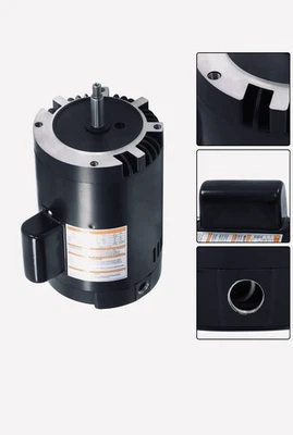 B127 3/4 HP Swimming Pool Motor 3450 RPM Single Speed C-Face Pool Pump Motor - Image 1 of 4