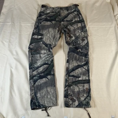 Мужские охотничьи штаны Cabela's Realtree камуфляжные, размер: 34/31, карго, камуфляж, подол на шнурке - Изображение 1 из 4