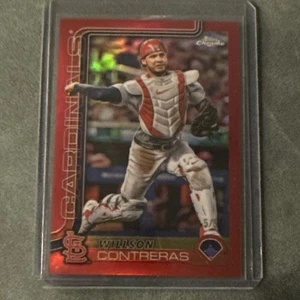 St Louis Cardinals 2025 Topps Chrome Willson Contreras Res 5/5 #82 - Picture 1 of 3