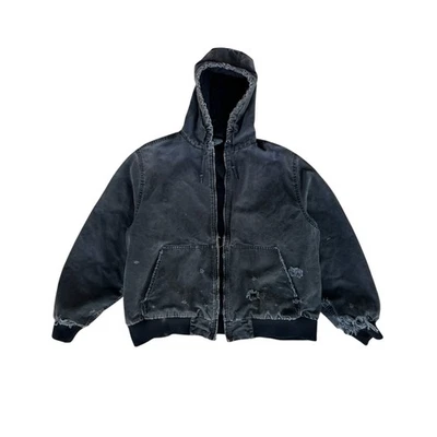 Chaqueta Dickies vintage descolorida negra  Foto 1 de 4