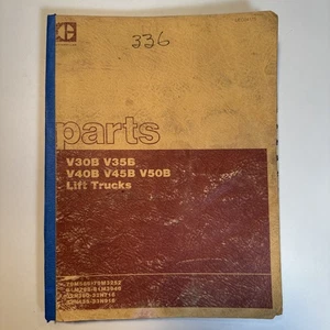 Caterpillar Cat V30B V35B V40B V45B V50B Forklift Lift Truck Parts Catalog - Picture 1 of 6