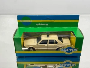 GAMA MINI 8943 BMW E23 733i TAXI -IVORY 1:43- GOOD IN BOX - Picture 1 of 8