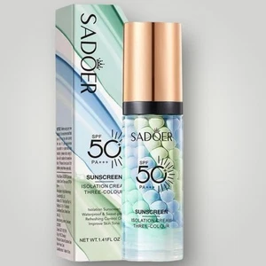 SADOER SPF50+ Crema Aislante Protector Solar Hidratante 3 Colores Crema 40g Sellada - Imagen 1 de 7