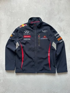 Red Bull Vintage Pepe Jeans Racing F1 Formula One Jacket Softshell Size large - Picture 1 of 15