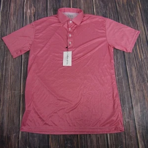 Collars & Co Poloshirt Herren XL rot Dress Kragen Performance Golf 4-Wege Stretch - Bild 1 von 7