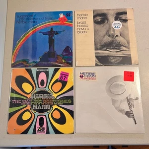 (4) Sealed!! HERBIE MANN LP Jazz Lot: London Underground, Sugarloaf, Bossa Nova - Picture 1 of 12