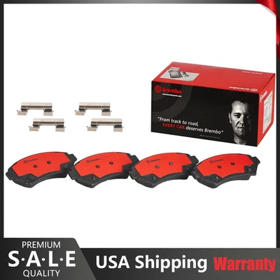 Juego de pastillas de freno delanteras Brembo de cerámica para Buick Chevy Pontiac Cadillac Oldsmobile Foto 1 de 4