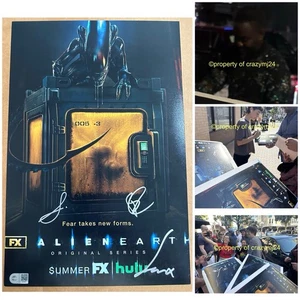 Sydney Chandler Samuel Blenkin signed Alien Earth 12x18 Autogramm PROOF SWAU COA - Bild 1 von 5