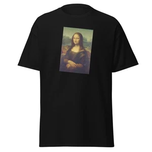 Mona Lisa Shirt, Leonardo da Vinci Art Tee, Classic Renaissance Painting Gift - Picture 1 of 7