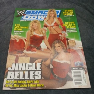 WWE Smackdown Magazine Holiday 2004 Torrie Wilson Jackie Dawn Marie WWF Divas - Picture 1 of 5
