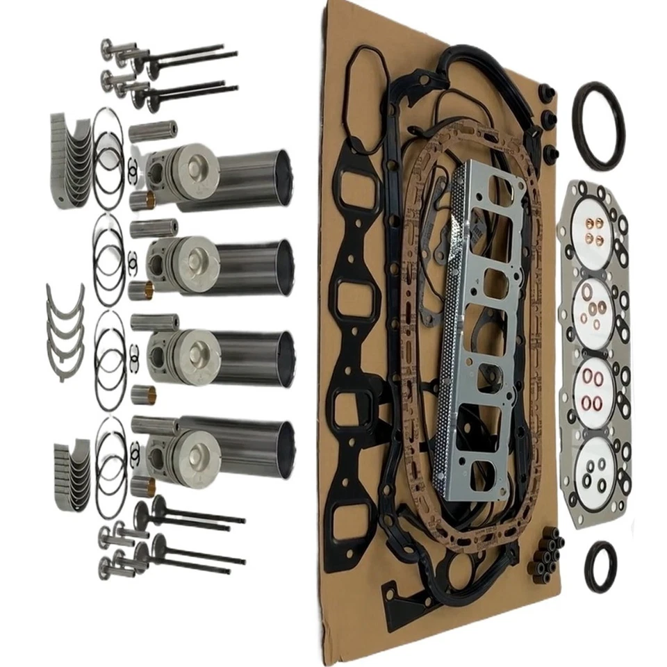 For ISUZU 4JB1 4JB1T Diesel Engine STD Overhaul Rebuild Kit with Full Gaskets - Image 1 of 2