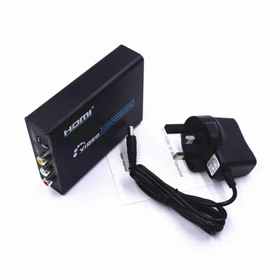 Convertitore video da AV a HDMI adattatore audio video stereo digitale/analogico con cavo AV - Immagine 1 di 4