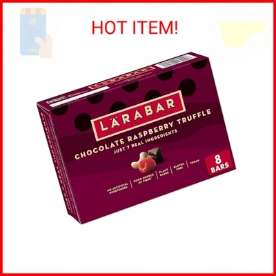 Trufa Larabar Chocolate Frambuesa, Barritas de Frutas Veganas Sin Gluten, 8 ct Foto 1 de 2