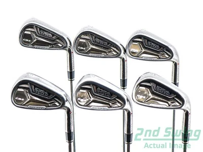 Adams Idea Pro Black CB2 Iron Set 6-PW AW Steel Stiff Right 37.75in - Image 1 of 4