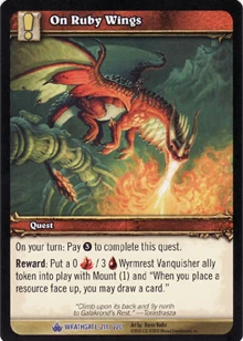 WoW - 1x On Ruby Wings - Wrathgate - Bild 1 von 1
