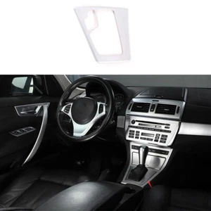 For BMW X3 2006-2010 Matte Silver Inner Gear Shift Panel Decoration Cover Trim - Picture 1 of 8