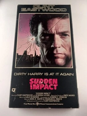 Sudden Impact (VHS) 1983 Clint Eastwood, Sondra Locke, Pat Hingle TESTED Foto 1 de 3