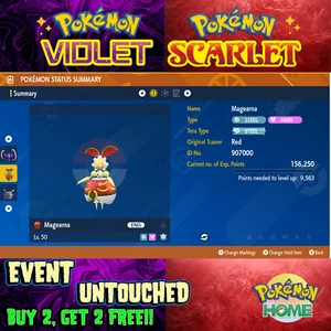 Magearna HOME National Pokédex Completion 2020🌟 Event🔥Pokémon Scarlet & Violet - Picture 1 of 1