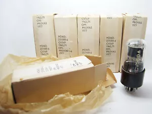 6 NOS SEALED Mullard CV569 ECC35 6SL7GT BrownBase SquareGeter Vacuum Triode Tube - Picture 1 of 12