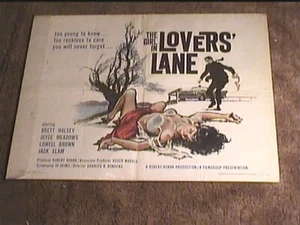 GIRL IN LOVERS LANE 1960 HALF SHEET 22X28 MOVIE POSTER BAD GIRL EXPLOITATION - Picture 1 of 1